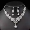 Acessório de Cabeça para Noiva Europeia e Americana Conjunto de Três Peças com Strass Coroa de Princesa de Luxo para Aniversário Coroa de Liga Metálica Gota d'Água