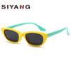 Gafas de Sol Infantiles Nuevas y Modernas 2022 Moda Geniales Lindas Montura Ovalada Gafas para Hombres y Mujeres Disparo Callejero al Aire Libre
