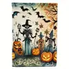 Amazon Cross-Border Decoração de Abóbora de Halloween Bandeira de Jardim Pátio Exterior Bandeira de Lado Único Tecido de Poliéster Bandeira de Jardim