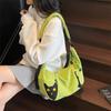 Bolsa Dumpling para Mulheres 2025 Novo Estilo Casual Nicho Transversal para Trabalho e Deslocamento Simples Estilo Coreano Popular Bolsa de Ombro