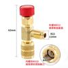 Ar condicionado fluoretação anticongelamento válvula de segurança manual R410 conector de enchimento de refrigerante sem vazamentos chave interruptora de válvula de segurança de enchimento R22