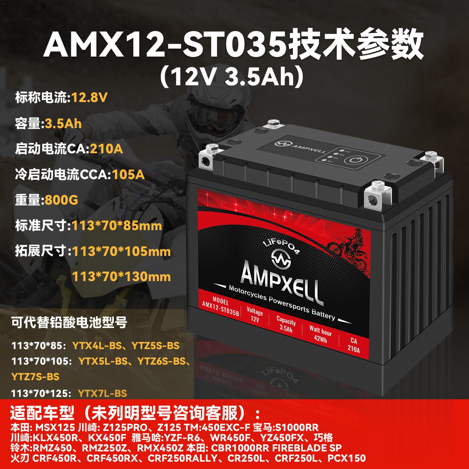 12V3.5ah硬件版参数