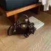 Bolsa de Axila Feminina 2026 Nova Moda Outono/Inverno Vintage Bolsa de Mão Estilo Coreano Bolsa de Ombro Versátil Bolsa de Mão