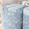 Bolsa de Armazenamento para Colcha Margarida Grande Capacidade Roupas Sazonais Saco de Embalagem para Mudança Algodão Colcha Roupas Bolsa de Embalagem Doméstica