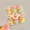 Goma Negra Desechable para el Cabello Banda Elástica Alta Elasticidad Anillo para el Cabello Infantil Accesorio para el Cabello para Niñas