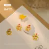 Acessórios de Desenho de Unhas Cartoon de Natal Popular Transfronteiriço Papai Noel Boneco de Neve Urso Acessórios de Unha de Resina Tridimensional Atacado