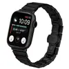 Aplicável ao Apple Watch Séries 1-11 Fivela Borboleta de Fileira Única Pulseira de Relógio de Aço Inoxidável Pulseira de Aço Sólido Apple Pulseira de Relógio