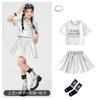 Ropa de Hip-Hop y Jazz para Niñas, Conjuntos Modernos de Hip-Hop y Street Dance para Niños, Atuendos Geniales y con Estilo de Moda Callejera para Niñas para Actuaciones en Escenario
