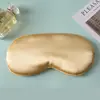 Máscara de compressa quente para os olhos plug-in, dupla face, respirável, bloqueio de luz, para pausa do almoço, unissex, máscara de dormir para os olhos, atacado