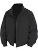 Chaqueta Personalizada Transfronteriza para Hombre Holgada Primavera y Otoño Nueva Color Sólido Tendencia Cuello Alto Americano Informal Chaqueta para Hombre