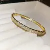 Moda Transfronteriza Europea y Americana Forma de Serpiente de Circonita Pulsera Geométrica Lujo Ligero Sensación de Alta Gama Pulsera Diseño de Nicho Joyería de Mano de Moda para Mujeres