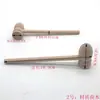 En stock martillo de madera maciza mazo de madera herramienta para el primer cumpleaños madera de haya aplastar huevos dorados mazo de juez lacado mini martillo de madera pequeño para niños
