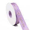 Venta al por mayor transfronteriza Decoración de Día de San Valentín de Poliéster de 2.5 cm Solo para Ti Cinta de Corazón Cinta para Regalo para Hornear