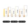 Hongqian Accesorios de Movimiento de Péndulo Personalizados Puntero de Reloj de Cuarzo Arte Pared Metal Decoración Fábrica Cabello Liso