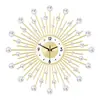 Reloj de Pared Minimalista de Arte Español para Sala de Estar, Elegante Reloj Decorativo de Pared de Fondo, Reloj de Pared Grande Silencioso de Hierro Artístico Creativo
