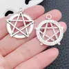 Accesorios de Joyería DIY Retro Aleación Colgante Carta del Tarot Estrella de Cinco Puntas Poder de la Estrella Collar Colgante Pulsera Transfronterizo