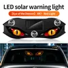 Bestseller transfronterizo: Luz solar para ventana de coche, luz triangular para ventana, luz de advertencia, luz ambiental decorativa, luz dinámica de ojo de diablo
