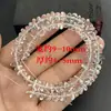 Limpeza Corporal Natural Cristal Branco Feijão de Açúcar Assimétrico Semi-Acabado Pulseira DIY Colar de Clavícula Contas Soltas de Cristal Branco