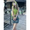 2025 Chica Caliente Tailandesa Tirante Irregular para Mujer Verano Sexy Revela Ombligo Hombro Inclinado Diseño de Chaleco Top Ajustado