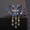 Grampo de Cabelo Strass Estilo Étnico tamanho pequeno Presilha Cruz Presilha Caranguejo Parte de Trás da Cabeça Acessório de Cabelo Borboleta Franja Grampo de Cabelo Elegante Elegante