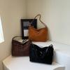 Bolso Tote Retro Sencillo de Gran Capacidad para Comercio Exterior 2025 Nuevo Casual Combinable Bolso de Hombro Axilar Mochila para Viaje