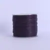Hilo redondo encerado cosido a mano no suelta hebras 0.4/0.5/0.6mm eje pequeño hilo encerado hilo encerado de poliéster accesorios manuales para cuero DIY