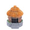 Musgo adornos micro paisaje casa de paja edificio antiguo Pabellón artesanías de resina decoraciones bonsái adornos