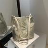 Nova Bolsa Grande Bordada Estilo Chinês Nacional Estilo Verão 2024 Feminina para Trabalho Comutador Bolsa de Ombro Bolsa Tote
