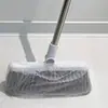 Capa Descartável para Remoção de Poeira de Vassoura Tecido Não Tecido Capa de Mop de Limpeza para Remoção de Pelos Pano de Reposição para Capa de Vassoura Preguiçosa