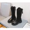 Nuevas botas largas de verano para niñas, botas altas infantiles, botas Martin para niñas, botas altas de cuero, botas sencillas de viaje para niños mayores