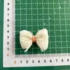 Tejido de Encaje Bordado Dulce de Principios de Primavera Lazo Estilo Fresco Relleno de Algodón Broche de Accesorio para el Cabello 3D Accesorios para Ropa, Zapatos y Sombreros