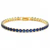 Pulseira de zircônia da moda transfronteiriça feminina nicho simples cristal pulseira de alta qualidade acessórios joias joias joias atacado