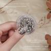 BRILHAR. Nail Art Material Retro Nanyang Estilo Outono Rock Peças Lantejoulas Misturadas Glitter Sudeste Asiático Reino Secreto Jóias