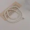 Colar de Pérolas Contas Design de Nicho Alta Qualidade Retrô Personalidade Tendência Popular na Internet Estilo Simples Versátil Novo Estilo