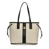Bolsa Tote Color-Blocking Fashion para Mulheres 2026 Novo Modelo de Alta Qualidade Grande Capacidade Bolsa de Ombro Casual Versátil Tendência