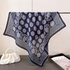 Novo Lenço Quadrado Pequeno de Algodão e Linho para Mulheres, Estilo Coreano Versátil para Outono e Inverno, Lenço de Pescoço Paisley, Cinto Decorativo, Cachecol de Gola, Lenço da Moda