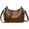 Transfronterizo Nuevo PU Cuero Suave Elegante Todo-combinable Bolso de Madre Bolso Cruzado Multifuncional de Moda Retro de Alta Gama para Mujer