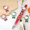 Accesorios de aleación pintados a mano con spray de goteo de aceite transfronterizos Serie de Papá Noel Materiales para joyería hecha a mano con cuentas al por mayor