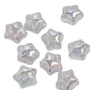 Ding Yi Ópalo Arcoíris Estrella Gruesa Luna Fría Chapado Agujero Pasante Forma de Estrella Cuentas Accesorios para Joyería DIY Materiales para Cadena de Teléfono