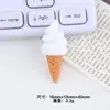 Colgante de Resina de Helado de Verano Multicolor Simulado Colgante para Llavero de Pulsera de Collar DIY Hecho a Mano Venta Caliente Transfronteriza
