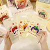 Sacos Plásticos com Zíper Cartoon Atacado para Produtos Assados, Sacos para Embalagem de Confeitaria Floco de Neve, Sacos Stand-Up para Biscoitos