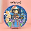 Imanes de Nevera Étnicos Yugur, Souvenirs Turísticos de Madera de Gansu con Tendencia Nacional, Regalos Culturales y Creativos de Dibujos Animados Étnicos, Estilo Chino