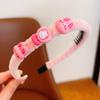 Diademas para Niñas 2024 Nuevos Accesorios para el Cabello de Otoño e Invierno Niñas con Dientes para Recoger el Cabello Roto Accesorios para el Cabello Diademas Pinza para el Cabello de Niñas Tocado