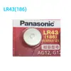 Baterias de Botão para Relógio Panasonic Lr44 Lr41 Lr1130 Lr43, Pacote com 10, Baterias de 1.5V, Novas em Estoque