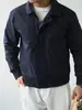 Cárdigan Corto a Prueba de Agua y Polvo con Solapa Chaqueta de Trabajo para Hombre Primavera y Otoño Marca de Tendencia Gama Alta Atractivo Holgado Casual Versátil
