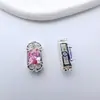 Contas Espaçadoras Multifuura Cor Dourada Real Banhadas a Cobre Incrustadas com Zircônia Material para Joias DIY Colar com Contas Pulseira Acessórios