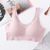 Ropa interior sin costuras de seda de hielo japonesa tranquilidad cuatro generaciones para mujer de una pieza chaleco de belleza sujetador inalámbrico deportivo para dormir