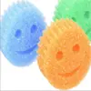 Esponja de Silicona de Rebote Lento Sensible a la Temperatura Cara Sonriente Trapo para Lavar Platos Amarillo Espuma Viscoelástica Filtro de Cambio de Temperatura Algodón Artículos de Limpieza