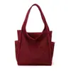 Bolsa Tote Dobrável Simples Transfronteiriça, Bolsa de Compras Portátil Casual de Grande Capacidade, Bolsa de Ombro Leve de Grande Capacidade