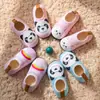 Zapatos Calcetín de Piso de Invierno para Niños y Niñas, Zapatos de Casa Suaves Antideslizantes de Suela Blanda para Interiores, Zapatos de Algodón Aislados con Cobertura en el Talón